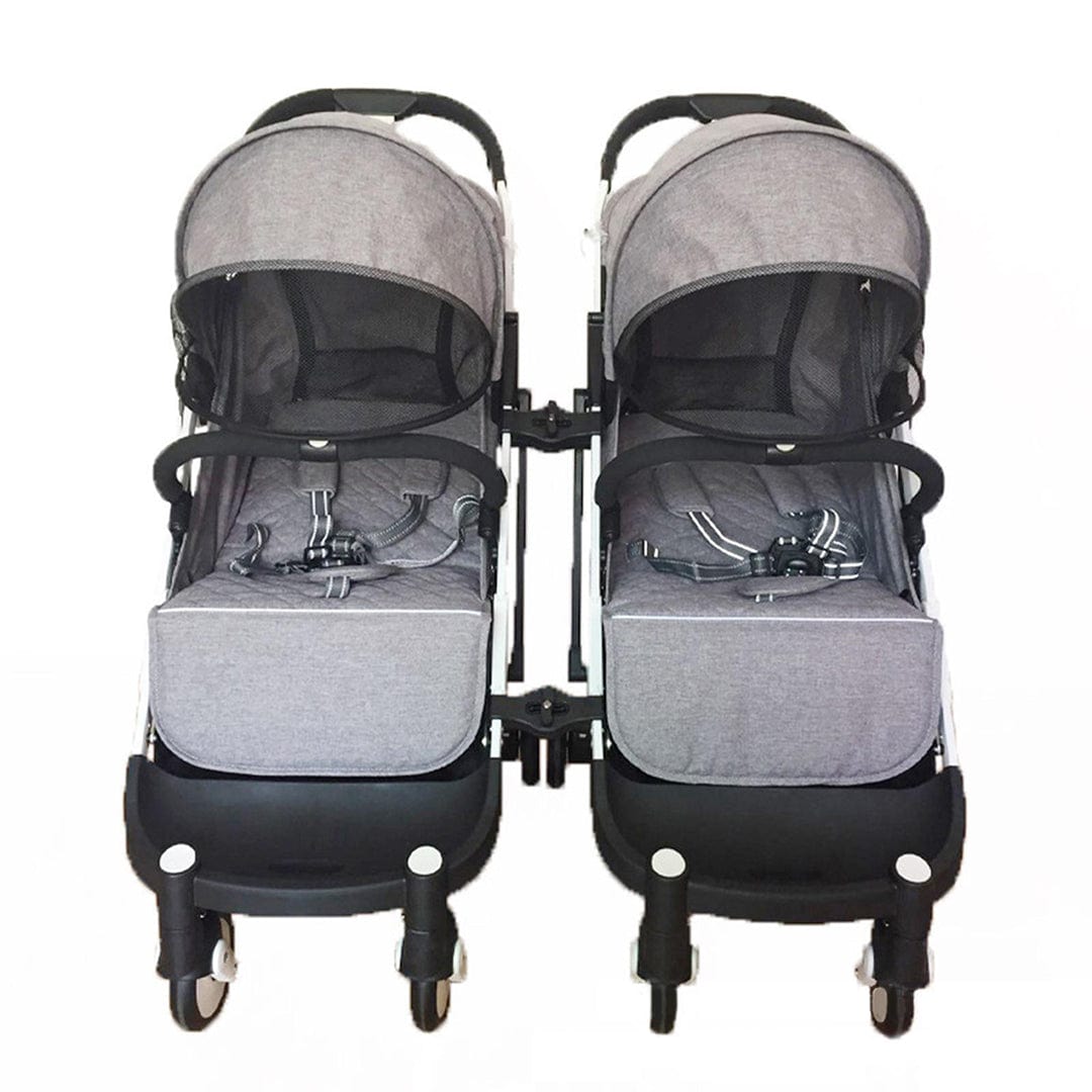 Pikkaboo Babies Pikkaboo - Twins Stroller With Free Connectors Assorted