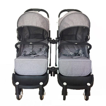 Pikkaboo Babies Pikkaboo - Twins Stroller With Free Connectors Assorted