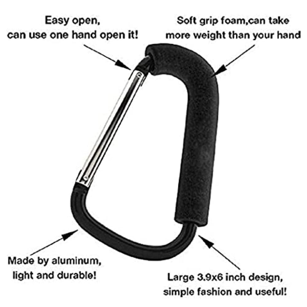 Pikkaboo Babies Pikkaboo Universal Non-Slip Metal Stroller Hook