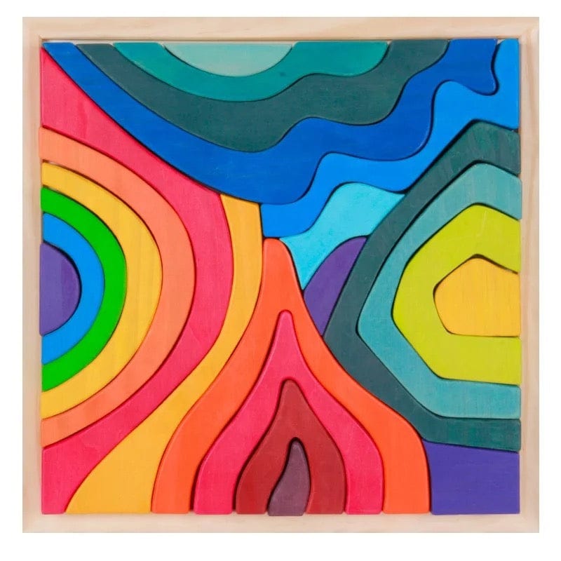 Pikkaboo Toys Pikkaboo Woody Buddy - Fire, Water, Earth and Air