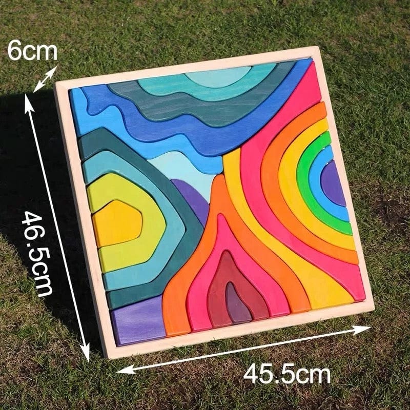 Pikkaboo Toys Pikkaboo Woody Buddy - Fire, Water, Earth and Air