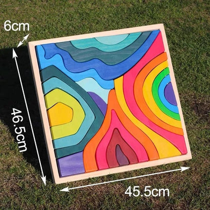 Pikkaboo Toys Pikkaboo Woody Buddy - Fire, Water, Earth and Air