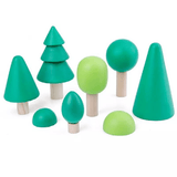 Pikkaboo Toys Pikkaboo Woody Buddy - Green Forest