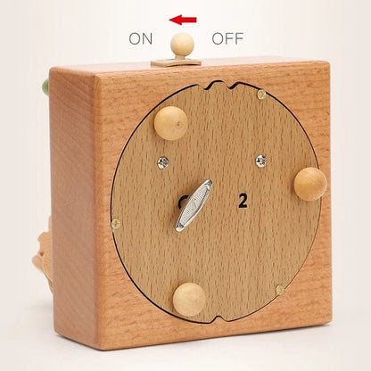 Pikkaboo Toys Pikkaboo Woody Buddy - Musical Carousel - Castle