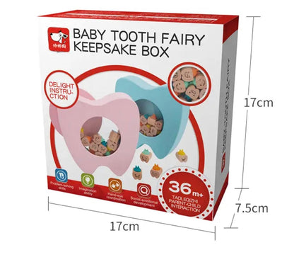 Pikkaboo Toys Pikkaboo Woody Buddy - Teeth Keepsakes - Blue