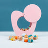 Pikkaboo Toys Pikkaboo Woody Buddy - Teeth Keepsakes - Pink