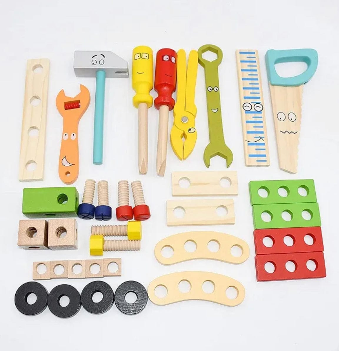 Pikkaboo Toys Pikkaboo  Woody Buddy - Tools Kit