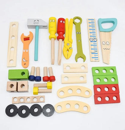 Pikkaboo Toys Pikkaboo  Woody Buddy - Tools Kit