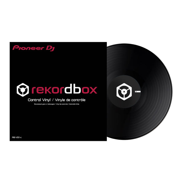 Pioneer DJ Electronics Pioneer DJ RB-VD1-K Rekordbox DVS Control Vinyl - Black (Pair)
