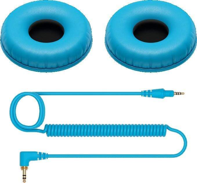 Pioneer DJ Music Accesories Pioneer Cable & Earpads for HDJ-CUE1 - Blue | HC-CP08-L