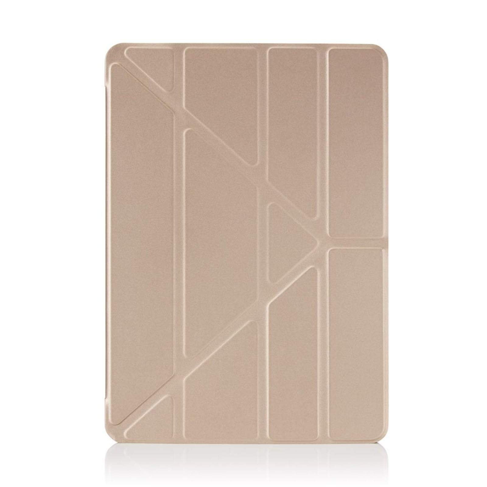 Pipetto New 2017 iPad 10.5" Origami Case -( Champagne Gold & Clear)