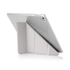 Pipetto New 2017 iPad 10.5" Origami Case - Silver & Clear