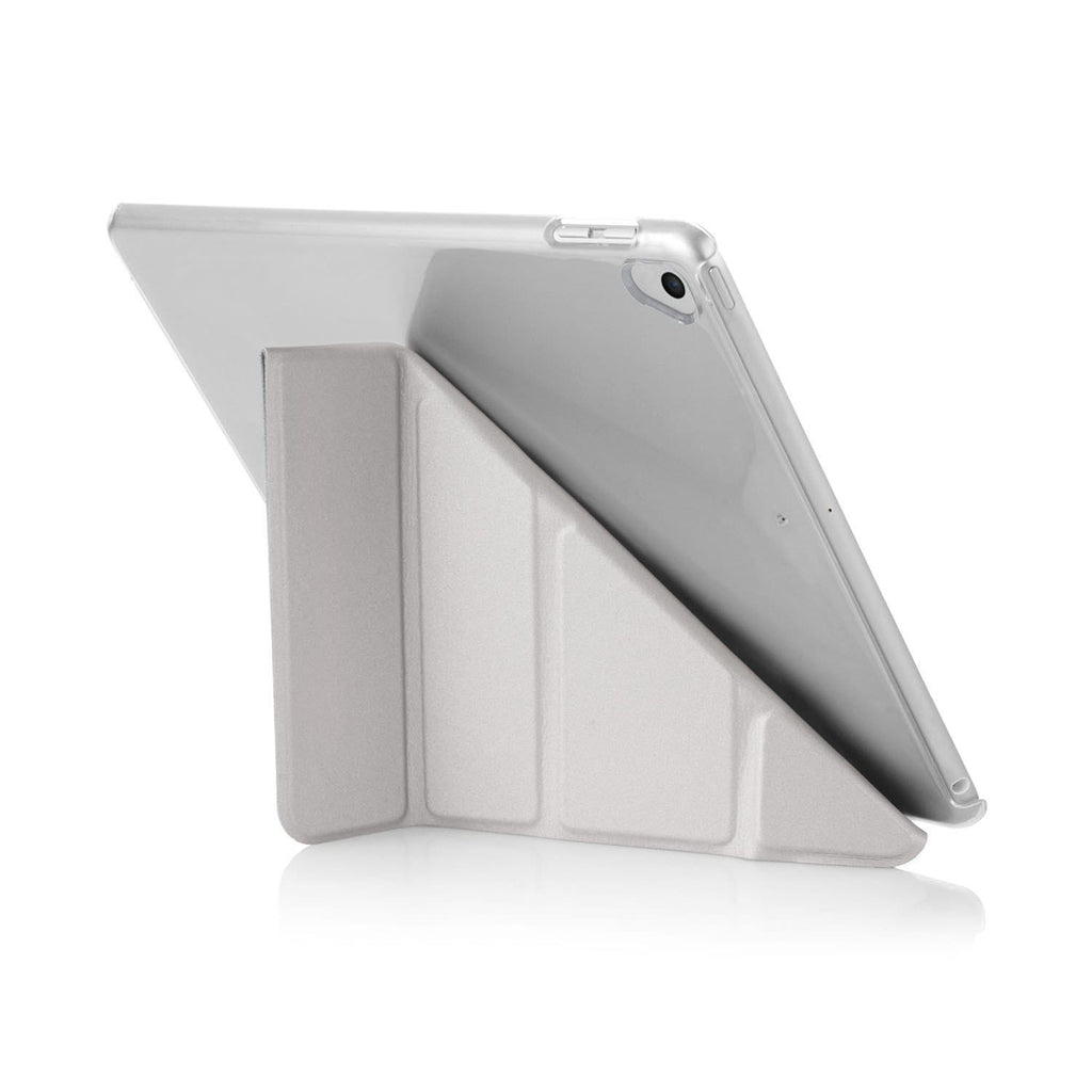 Pipetto New 2017 iPad 10.5" Origami Case - Silver & Clear