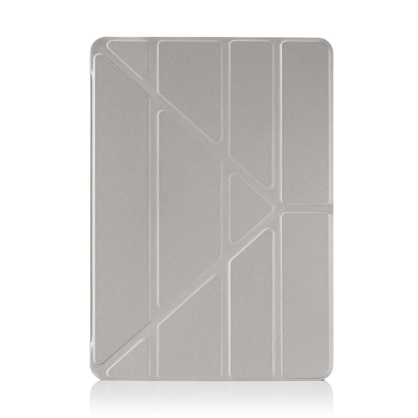 Pipetto New 2017 iPad 10.5" Origami Case - Silver & Clear