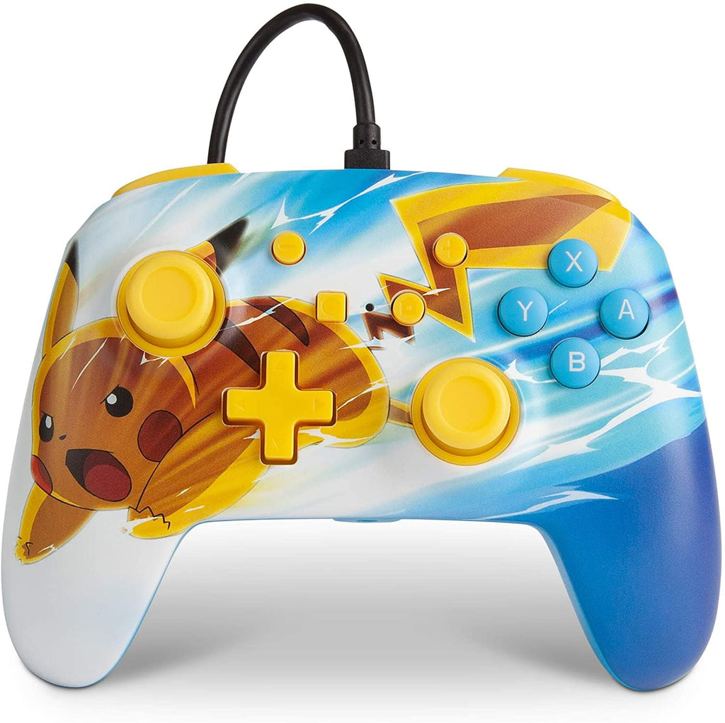 POWER A Gaming Pokemon Enhanced Wired Controller for Nintendo Switch - Pikachu Charge (Nintendo Switch)