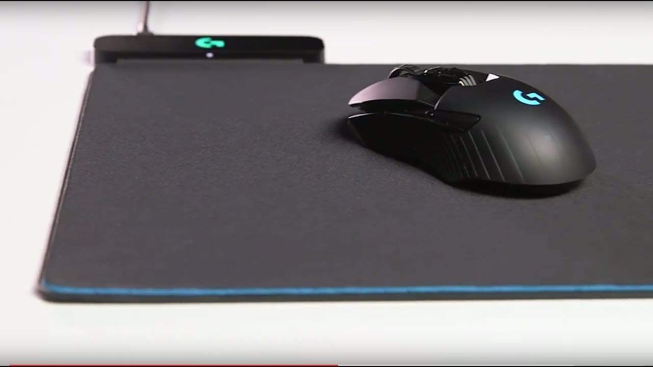G Powerplay Wireless Charging Mouse Pad Black