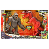 Primal Clash Toys Primal Clash - Gorilla Vs. T-Rex