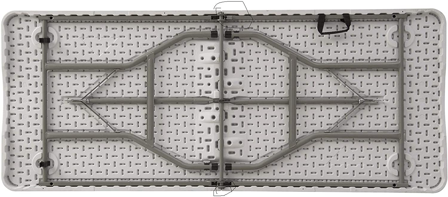 ProCamp Outdoor ProCamp 6ft Fold In Half Table 180 x 74 x 74 cm