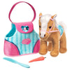 Pucci Pups Toys Pucci Pups Blue Stripe Bag & Beige Horse