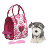 Pucci Pups Toys Pucci Pups Pink/W. Glam Bag & Schnauzer
