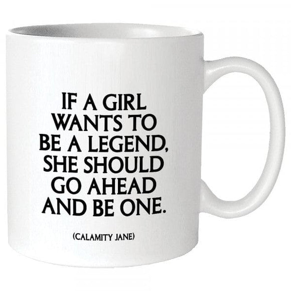 quotable Home & Kitchen Quotable Mugs - Girl Legend Mug