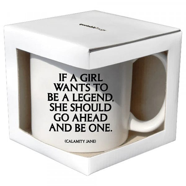 quotable Home & Kitchen Quotable Mugs - Girl Legend Mug