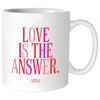 quotable Home & Kitchen Quotable Mugs - Love Is The Answer Mug