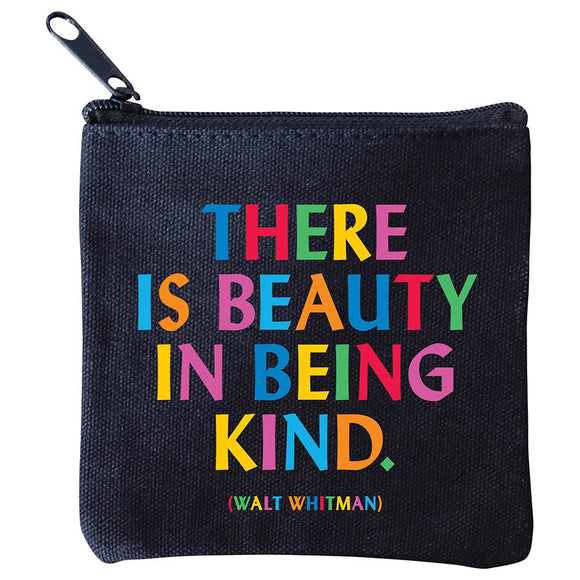 quotable Quotable - Beauty In Being Kind Mini Pouch