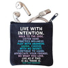 quotable Toys Quotable - Live With Intention Mini Pouch