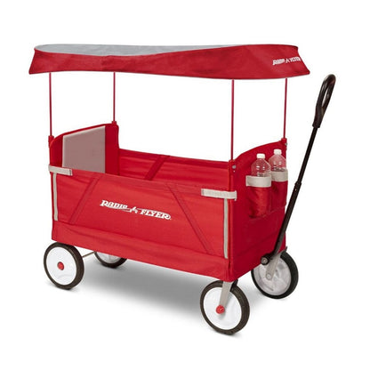 Radio Flyer Babies Radio Flyer 3 in 1 EZ Fold Wagon with Canopy