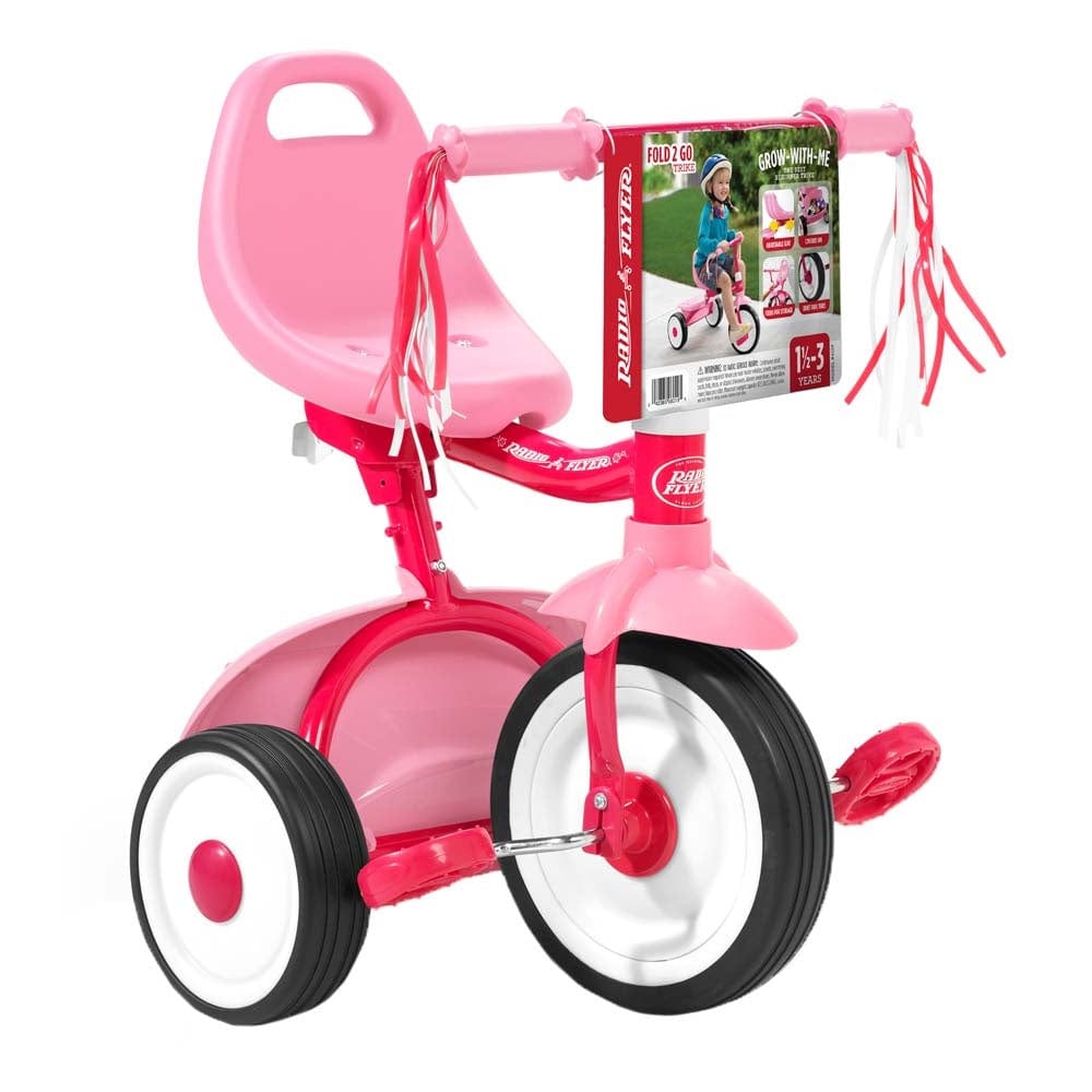 Radio Flyer Babies Radio Flyer - Fold 2 Go Trike - Pink Formamide