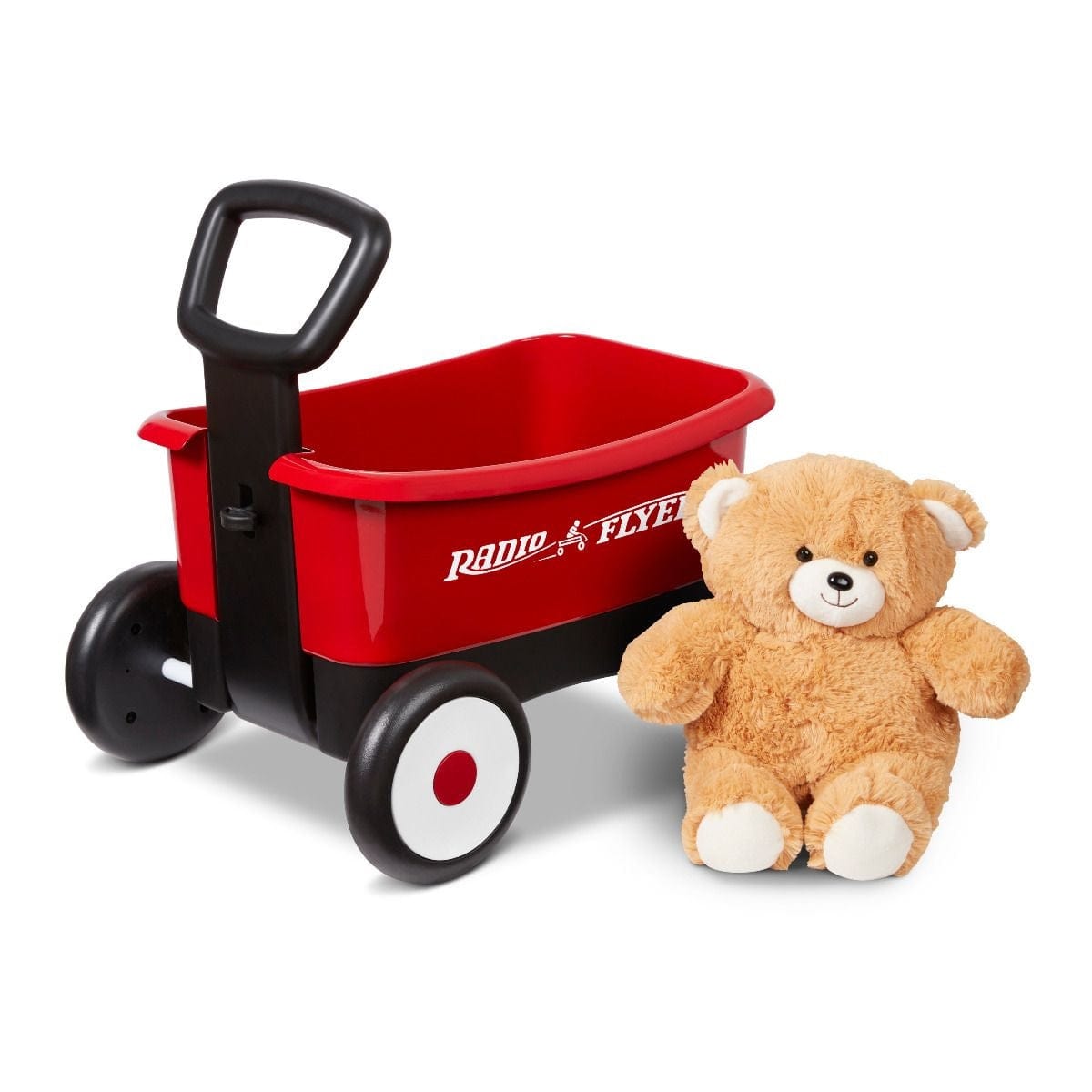 Radio Flyer Babies Radio Flyer - Push & Play Walker Wagon With Teddy Bear