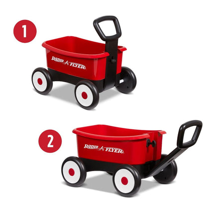 Radio Flyer Babies Radio Flyer - Push & Play Walker Wagon With Teddy Bear