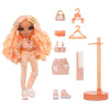 Rainbow High Rainbow High Fashion Doll S3 Georgia Bloom (Peach) With 2 Outfits to Mix & Match & Doll Accessories
