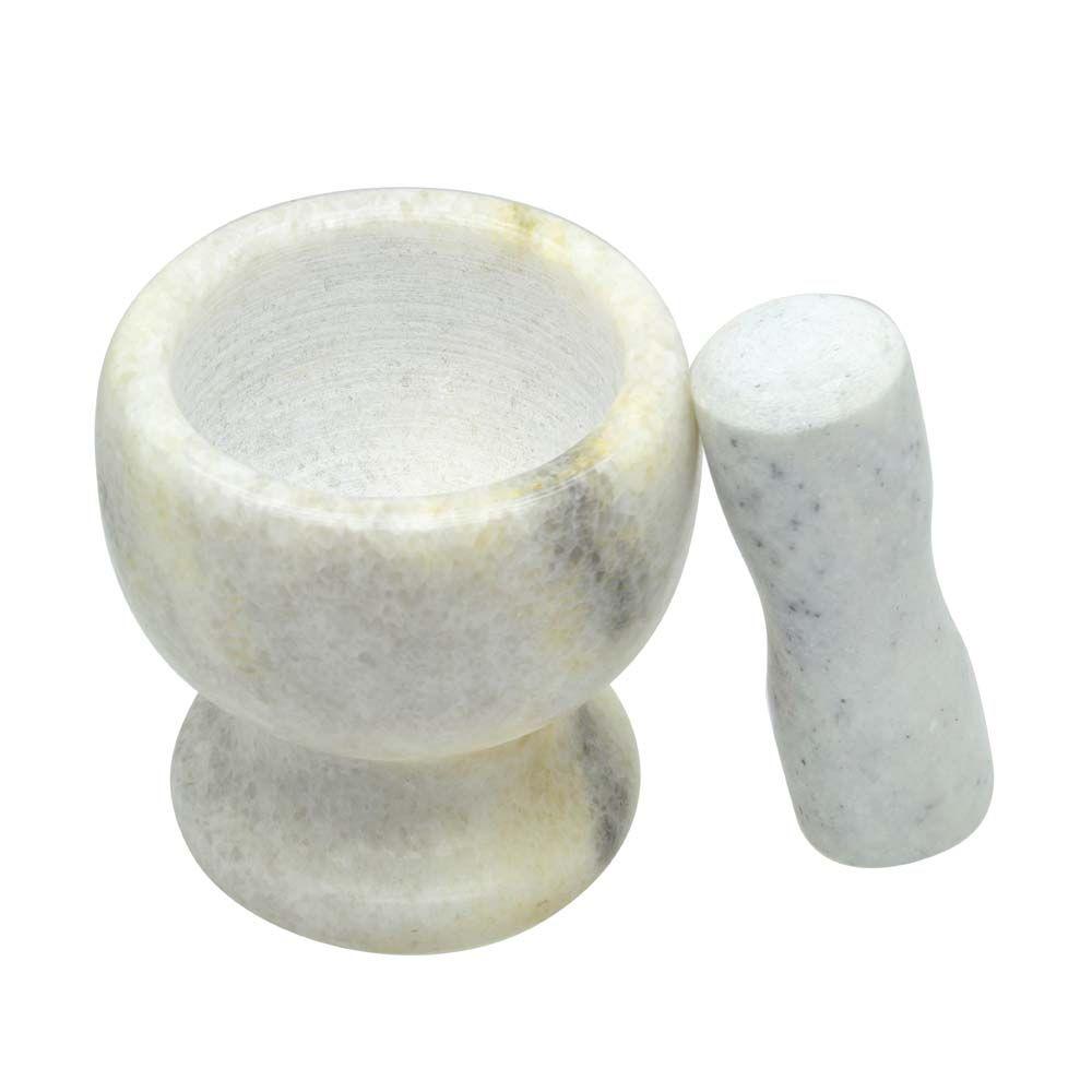 Raj Home & Kitchen On - Raj China Marble Mortar Set Large - (CMMSL2)