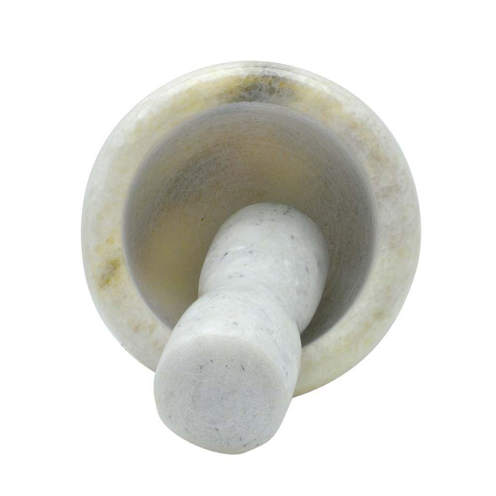 Raj Home & Kitchen On - Raj China Marble Mortar Set Large - (CMMSL2)