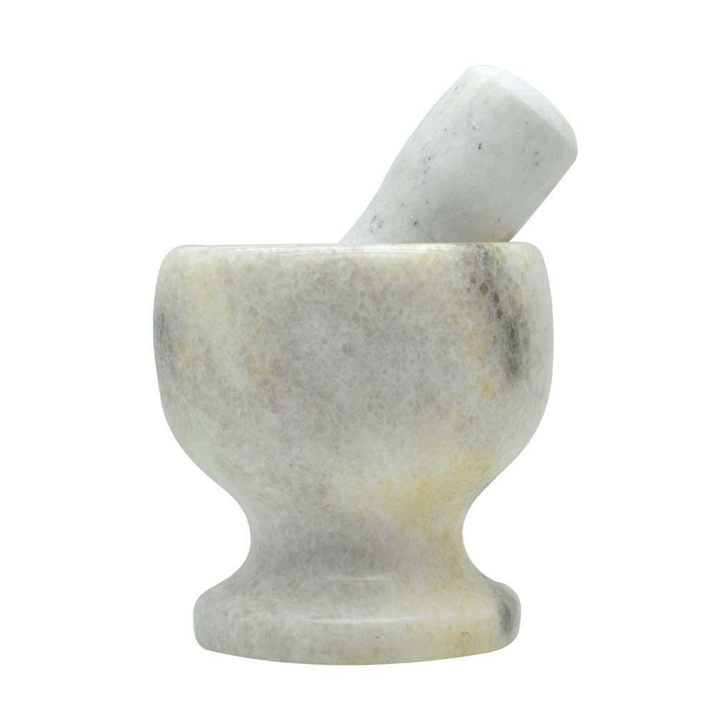 Raj Home & Kitchen On - Raj China Marble Mortar Set Large - (CMMSL2)