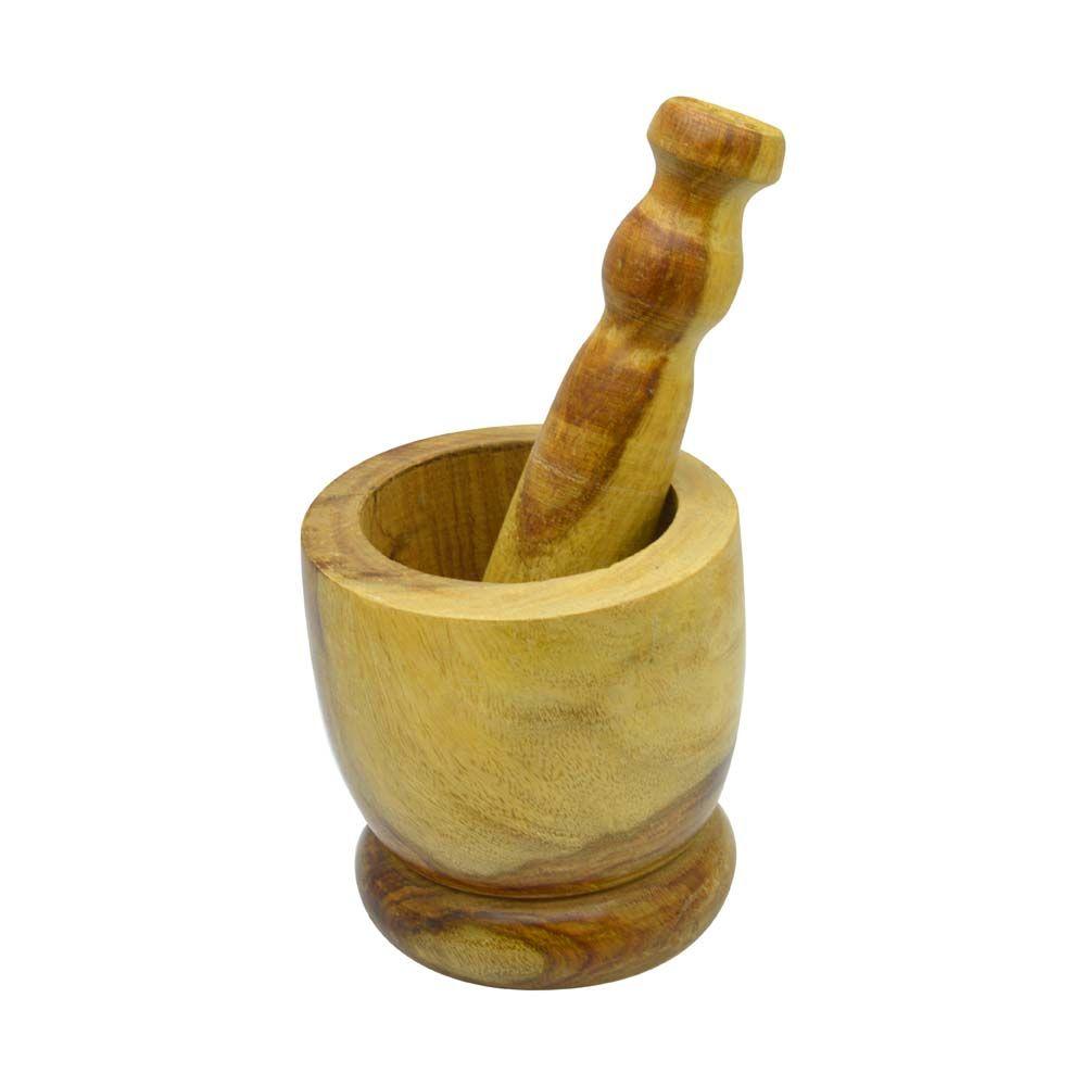 Raj Home & Kitchen On - Raj Wooden Mortar 4 - (WMO004)