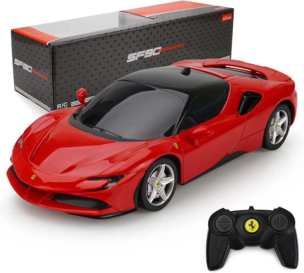 Remote Control Ferrari Rood Ferrari SF90 Stradale Remote Control Car 1:24 Scale – flitit