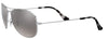 Rayban Fashion Ray-Ban RB3562 Chromance Lens Pilot Sunglasses