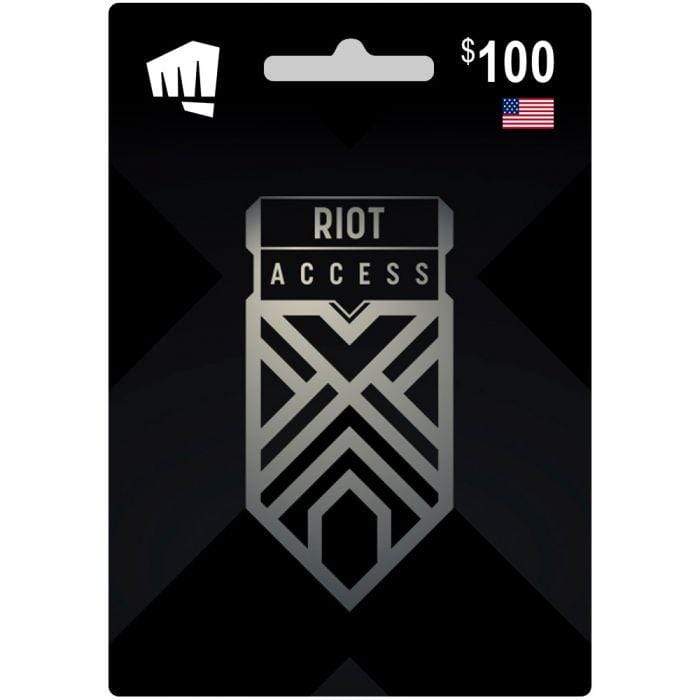 Riot Access Gift Cards Riot Access Code $100