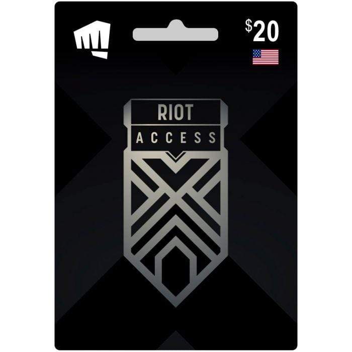 Riot Access Gift Cards Riot Access Code $20 US