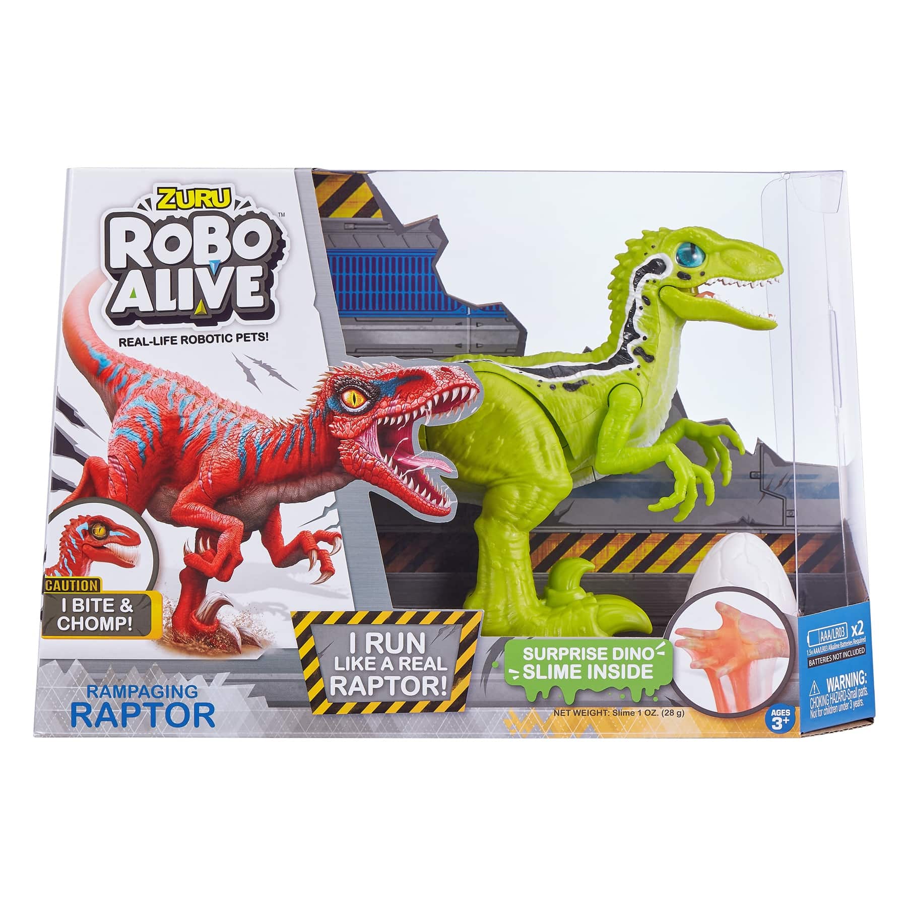 Robo Alive Toys Robo Alive Rampaging Raptor Robotic Pet (Styles May Vary)