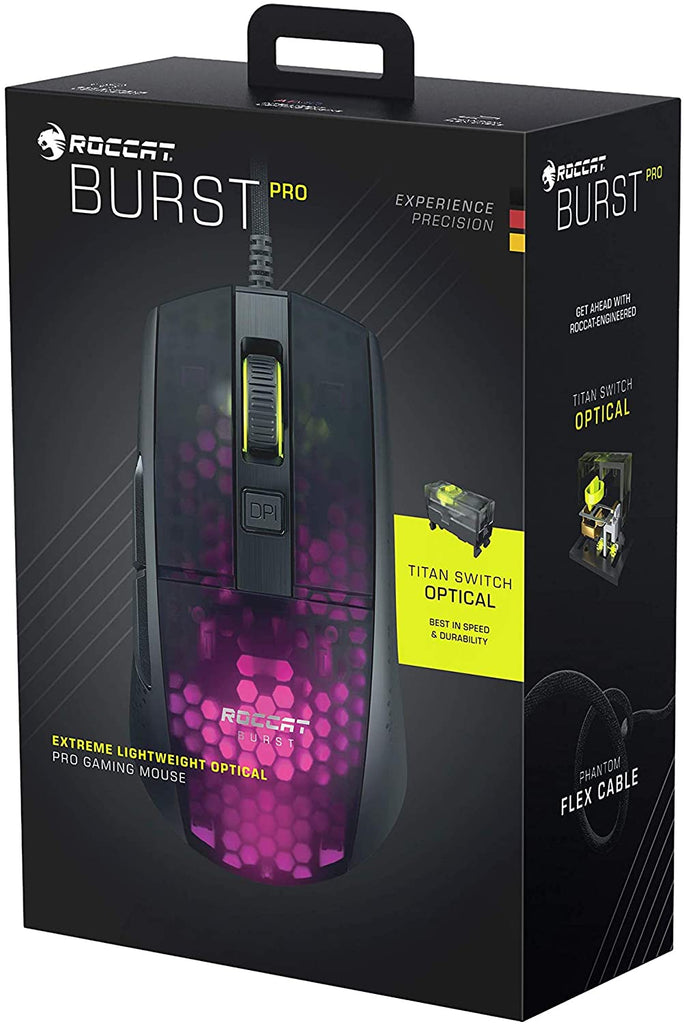 Roccat Gaming ROCCAT Burst Pro Gaming Mouse - Black
