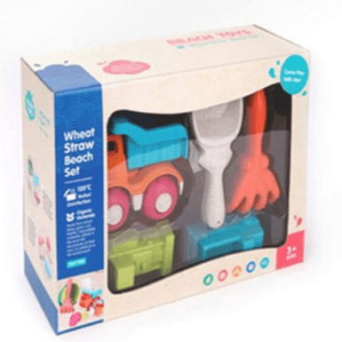 Roll Up Kids 5-Piece Plastic Beach Toy Set