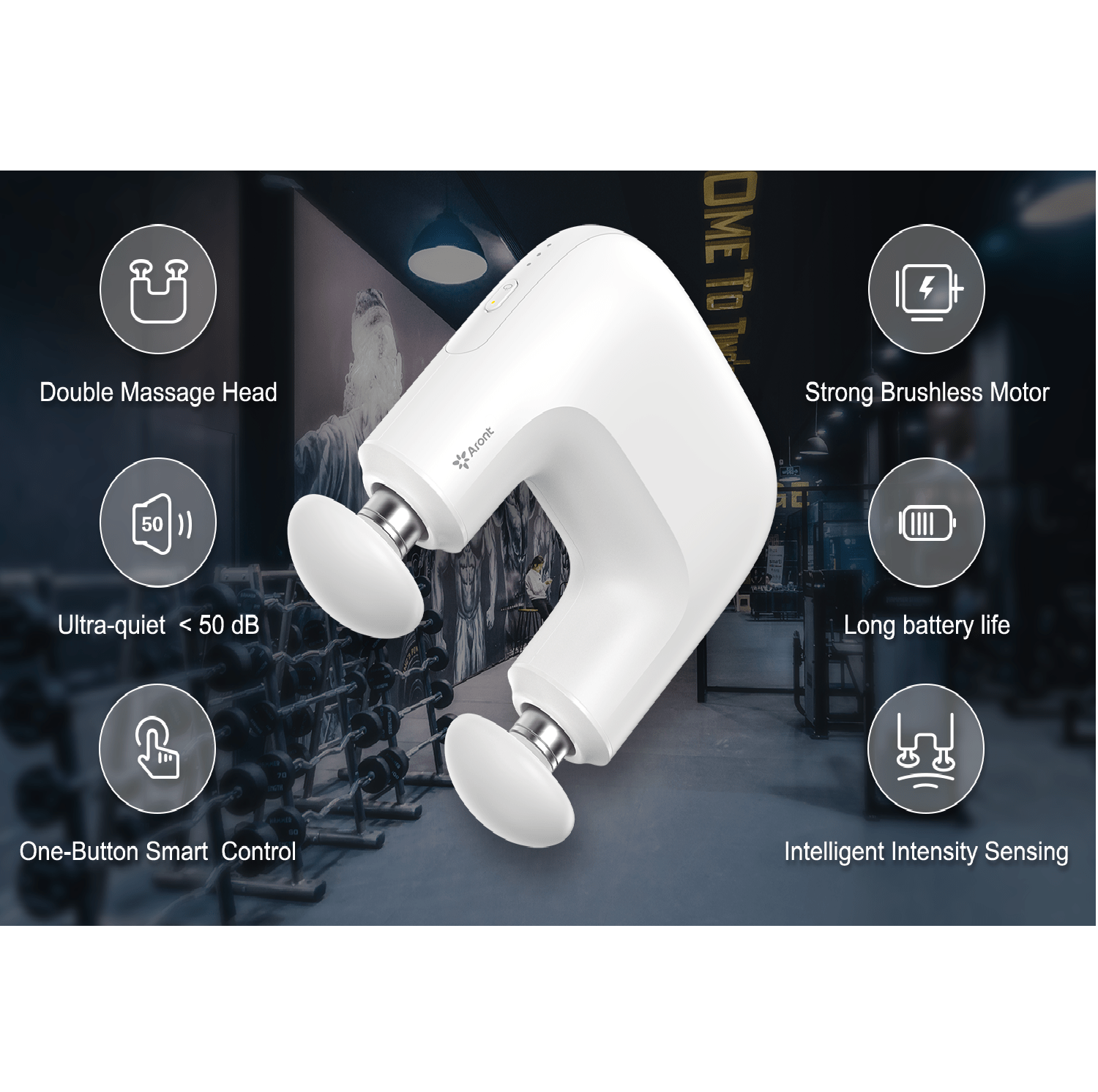 Rotai Appliances Rotai Double Head Massage Gun