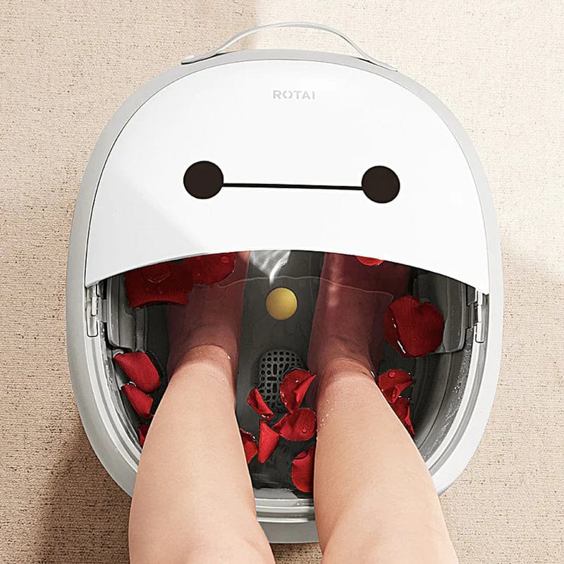 Rotai Appliances Rotai Foldable Foot Soak Bucket Automatic Heating Massager