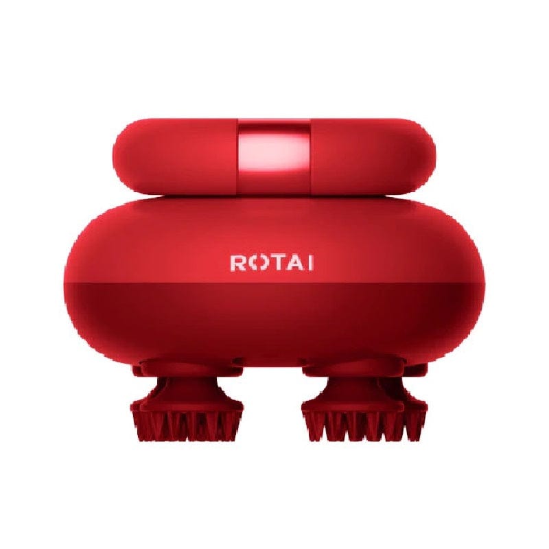 Rotai Appliances Rotai Head Electric Scalp Waterproof Massager Red
