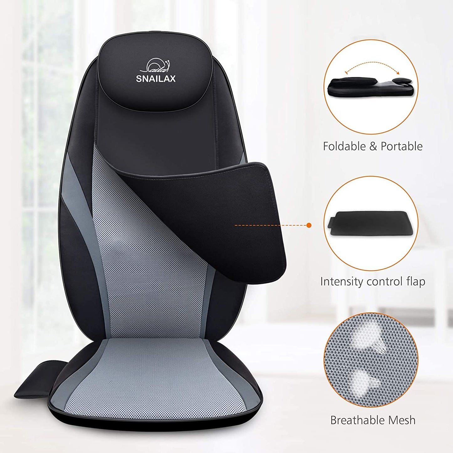 Rotai Appliances Rotai Massage Chair Pad Grey