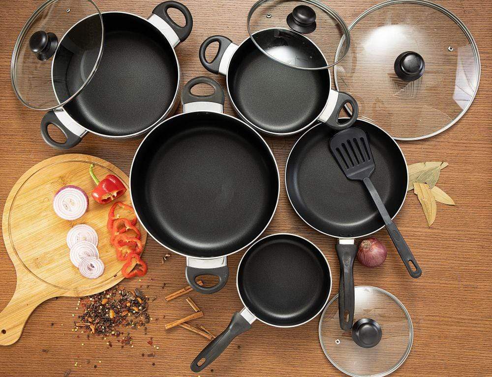 Royalford Home & Kitchen Royalford 3-Layer Coating NS Cookware Set - (RF7065)